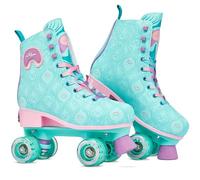 Raven - Patines para niñas y niños, Adultos, Patines en línea, Freno de PVC Resistente, Ruedas de Goma, Pavoni, 39-42 (25-26,5 cm)