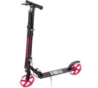 Raven Patinete de Ciudad, 200 mm, con Freno de Mano, Color Negro y Rosa (Straight Black/Pink)