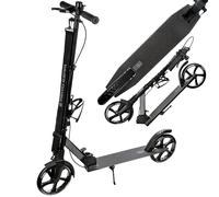 Raven - Patinete para niños y Adultos - Scooter - Patinete Freestyle - Plegable, Ajustable, Correa de Transporte, Timbre, portabotellas - Trader con Freno de Mano, Ruedas de 200 mm