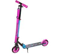 Raven - Patinete para niños y Adultos - Scooter - Patinete - Plegable, rodamientos ABEC-9, Manillar Ajustable en 4 Posiciones - Elena Black sin Freno de Mano, 145 mm