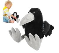 Raven Plüsch, Plüsch, Weiche Plüschschwarze Schwarz Crow Doll, Stofftiere, Kuschelige Raven -, Entzückendes Plüschspielzeug Für Mädchen Geburtstag Weihnachten