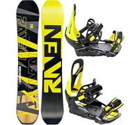Raven Set de Snowboard: Tabla de Snowboard Barracuda Carbon Lime + Fijaciones s230 Lime (159 cm + Fijaciones s230 Lime M/L)