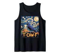 Raven Starry Night Van Gogh F Caw F Camiseta sin Mangas