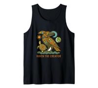Raven The Creator La Leyenda de los nativos Americanos del noroeste del Pacífico Camiseta sin Mangas