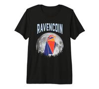 Ravencoin Precio En La Luna Minería Billetera Calculadora RVN Camiseta Premium