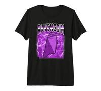Ravencoin Purple Bootleg Retro Lightning Crypto Mining RVN Camiseta Premium