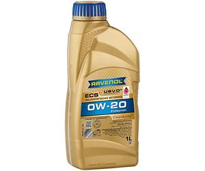 RAVENOL Aceite de motor 0W-20 ECS Aceite sintetico aceite ACEA A5/B5 API SN 1L Compatible con TOYOTA AYGO WNB1, KGB1, KIA RIO III UB