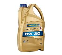 RAVENOL Aceite de motor 0W-30 ACEA C2 VSF 4L Compatible con FORD Fiesta Mk6 Hatchback CB1, CCN, JA8, JR8 FOCUS III Turnier Kuga Mk3 DFK C-Max II DXA/CB7, DXA/CEU Mondeo Mk5 Familiar CF FOCUS III