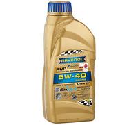 RAVENOL Aceite de motor 5W-40 ACEA C3 API SN RUP Racing Ultra Performance 1L Compatible con VW Polo V Hatchback 6R1, 6C1 up! Hatchback 121, 122, BL1, BL2, BL3, 123 Passat B8 Variant 3G5, CB5