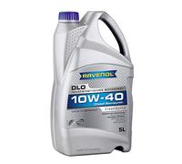 RAVENOL DLO SAE 10W-40 5 L | Aceite de coche semisintético de alto rendimiento | Lubricante para motores alta calidad