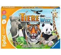 Ravensburger 00171 Tiptoi World, Reconoce a los Animales por Sus características, Juego Educativo para 1-4 niños de 4 a 8 años, Blanco