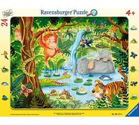 Ravensburger- Dschungelbewohner 06171-Puzzle para niños, diseño de Animales de la Selva, 24 Unidades, Color Nan (06171)