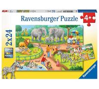 Ravensburger 07813 A Day at The Zoo, Yellow (Importación USA)