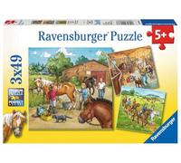 Ravensburger Puzzle Mi Caballo 09237 – 3 modelos de 49 piezas