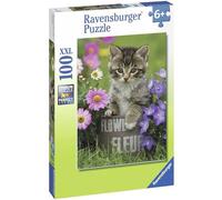 Ravensburger - 10847 - Puzzle - Gatito Entre Las Flores - 100 Habitaciones