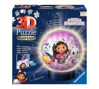 RAVENSBURGER 11575 Puzzle 3D Lámpara Nocturna Gabby's Dollhouse 74 Pz