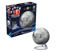 Ravensburger – Puzzle 3D – Luna – Brilla en la oscuridad – 72 piezas – 6+ años
