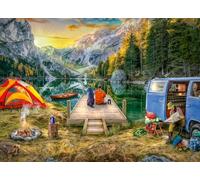Ravensburger 12000076 12000076-Calm Campsite - Puzle de 1000 Piezas para Adultos y niños a Partir de 14 años