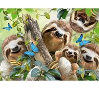 Ravensburger 12000203 - Selfie entre perezosos - puzzle 500 piezas - puzzle adultos y niños a patir de 12 años, puzzle animales