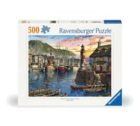 Ravensburger 12000212 - Amanecer en el puerto - puzzle 500 piezas - puzzle adultos y niños a patir de 12 años,