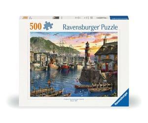 Ravensburger 12000212 - Amanecer en el puerto - puzzle 500 piezas - puzzle adultos y niños a patir de 12 años,