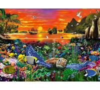 Ravensburger 12000225 - Tortuga en el Reef - puzzle 500 piezas - puzzle adultos y niños a patir de 12 años, puzzle mar