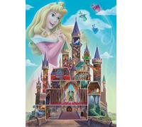 Ravensburger 12000266 - Disney Aurora Castle - puzzle 1000 piezas - puzzle adultos y niños a patir de 14 años, puzzle Disney, regalo Disney