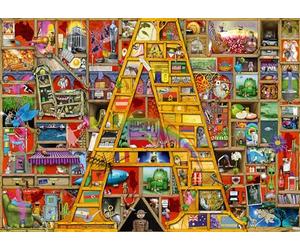 Ravensburger 12000333 - Awesome Alphabet A - Puzzle 1000 Piezas - Puzzle Adultos y niños a patir de 14 años