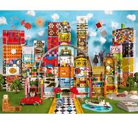 Ravensburger 12000434 - Eames House of Cards Fantasy - Puzzle 1500 Piezas - Puzzle Adultos y niños a patir de 14 años, Puzzle Design