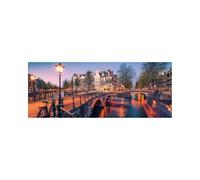 Ravensburger 12000446 - Evening in Amsterdam - Puzzle 1000 Piezas - Puzzle Adultos y niños a patir de 14 años, Puzzles de Ciudades - Amsterdam