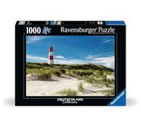 Ravensburger 12000451 - Faro de Sylt, Alemania - puzzle 1000 piezas - puzzle adultos y niños a patir de 14 años, puzzle playa