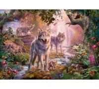Ravensburger 12000465 - Lobos de Verano - Puzzle 1000 Piezas - Puzzle Adultos y niños a patir de 14 años, Puzzle Animales