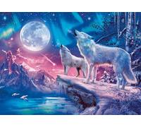 Ravensburger 12000476 - Lobos bajo cielo Nórdico - puzzle 500 piezas - puzzle adultos y niños a patir de 12 años, puzzle animales
