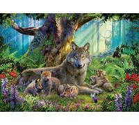 Ravensburger 12000477 - Lobos en el bosque - puzzle 1000 piezas - puzzle adultos y niños a patir de 14 años, puzzle animales