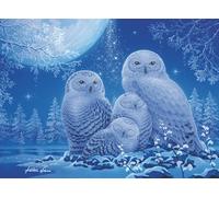 Ravensburger 12000479 - Búhos a la luz de la luna, Starline - puzzle 500 piezas - puzzle adultos y niños a patir de 12 años, puzzle animales