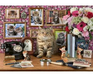 Ravensburger 12000482 - Mi pequeno gato - puzzle 1000 piezas - puzzle adultos y niños a patir de 14 años, puzzle animales
