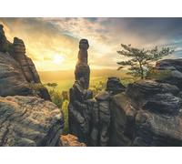 Ravensburger 12000585 - Monolito, montañas de arenisca del Elba - puzzle 1000 piezas - puzzle adultos y niños a patir de 14 años,