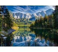 Ravensburger 12000653 - El lago de Eibsee - puzzle 1000 piezas - puzzle adultos y niños a patir de 14 años, puzzle paisaje y naturaleza