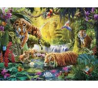 Ravensburger 12000696 - Tigres tranquilos - puzzle 1500 piezas - puzzle adultos y niños a patir de 14 años, puzzle animales