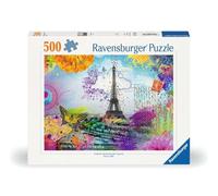 Ravensburger 12000772 - Postal de París - puzzle 500 piezas - puzzle adultos y niños a patir de 12 años, puzzles de ciudades - Paris
