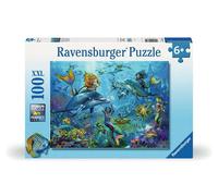 Rompecabezas Infantil Ravensburger, 12000864, Aventura bajo el Agua, Rompecabezas XXL de 100 Piezas para niños a Partir de 6 años
