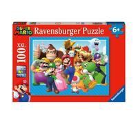 Ravensburger - 12001074 Puzzle infantil - 100 XXL Piezas - Vamos a ir! / Super Mario - Edades 6 Puzzle - Cardboard grueso y resistente - Aventura -