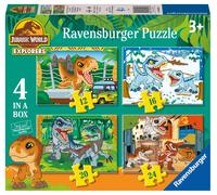 Ravensburger 12004027 Jurassic World Toys (Explorers) 4 in a B (Importación USA)