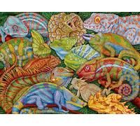 Ravensburger Puzzle 12004103 Fascinantes Reptiles – 300 piezas XXL, multicolor, a partir de 9 años