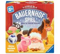 Ravensburger 12010008 Nuestro Juego de Granja: mis Primeros Juegos: Juegos Infantiles, Juegos de Dados, Juegos de 2 años, para 1 a 4 Jugadores, Regalo para niñas o niños
