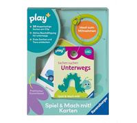 Ravensburger 12034054 Play+ ¡Juega y únete! Mapas: Buscando Cosas: sobre la Marcha: Tarjetas de Actividades para niños pequeños, Juguetes a Partir de los 18 Meses