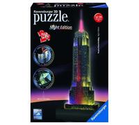 Ravensburger 12566 Puzzle 3D Empire State Building con Luce 216 Pcs