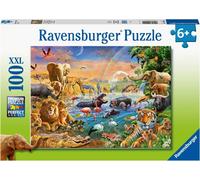 Ravensburger 12910 Savannah Jungle Waterhole 100 Piece Puzzle (Importación USA)