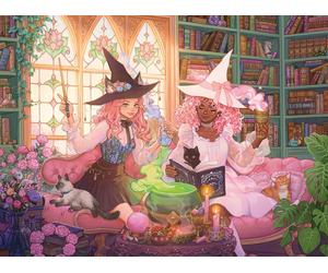 Ravensburger 13415 Enchanting Library Puzzle, Mehrfarbig/Meere (Importación USA)