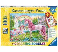 Ravensburger 13698 - Puzle Unicornio mágico | Ravensburger - Puzzle (100 piezas, tamaño XXL, para niños a partir de 6 años)